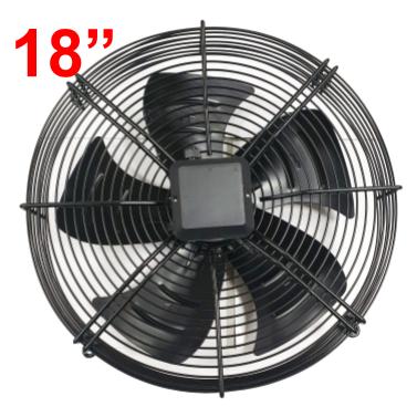 MOTOR VENTILADOR AXIAL 220V 60HZ 1PH 4P IP54 18" SUCCION 1600RPM