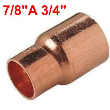 REDUCCION DE COBRE SOLDAR 7/8"A 3/4"