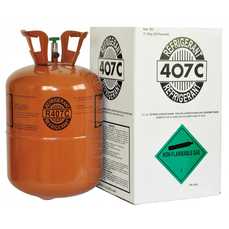 GAS REFRIGERANTE R407C CILINDRO 11.35kg
