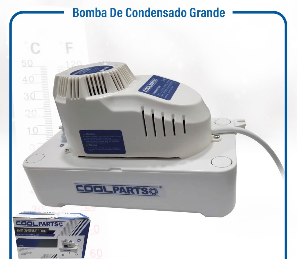 BOMBA DE CONDENSADO TIPO TANQUE 220V 60HZ