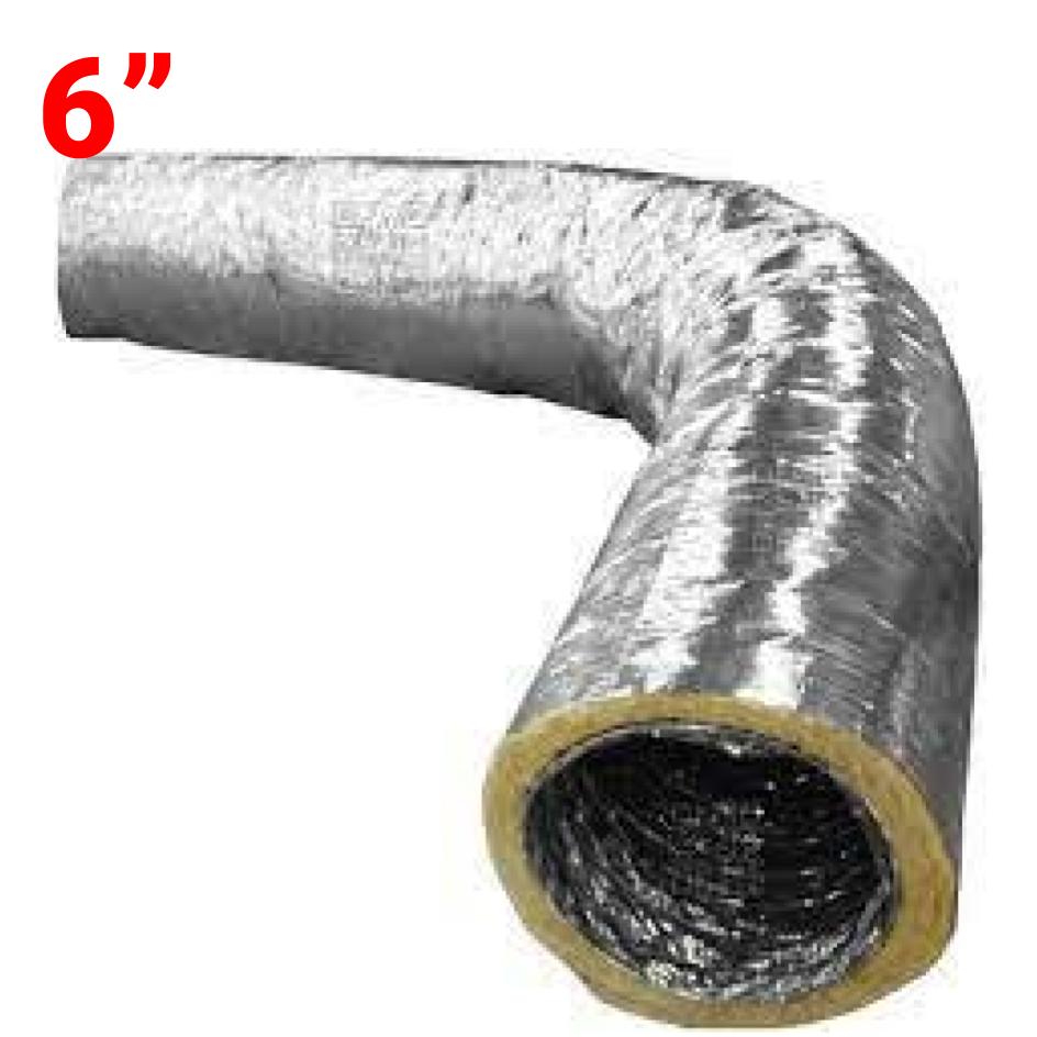 DUCTO FLEXIBLE DE 6"  X 25FT (7.62m)
