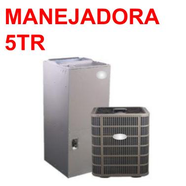 EQUIPO CENTRAL MANEJADORA CONDENSADORA DESCARGA VERTICAL  60000BTU 5TR 220V 1Ph  60Hz R410A
