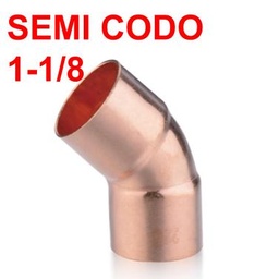 [SCC118] SEMICODO DE COBRE 45° 1 1/8"