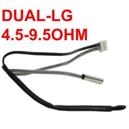 [ST4.59.5OHM] SENSOR DE TEMPERATURA UNIVERSAL  4.5OHM Y 9.5OHM DUAL LG NEGRO Y GRIS