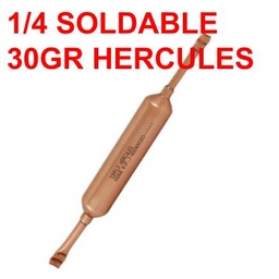 [DX30S] FILTRO SECADOR 1/4" COBRE SOLDABLE GRANDE 30gr HERCULES
