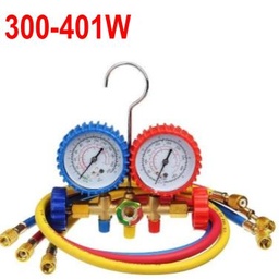 [300-401W] MANOMETRO COMPLETO TIPO UNIWELD PARA R404,  R22, R134A, R407, R410A
